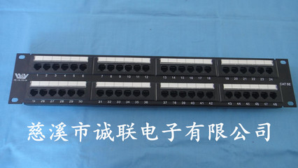 诚联6类24口光纤配线架 高效网络布线与管理的理想之选